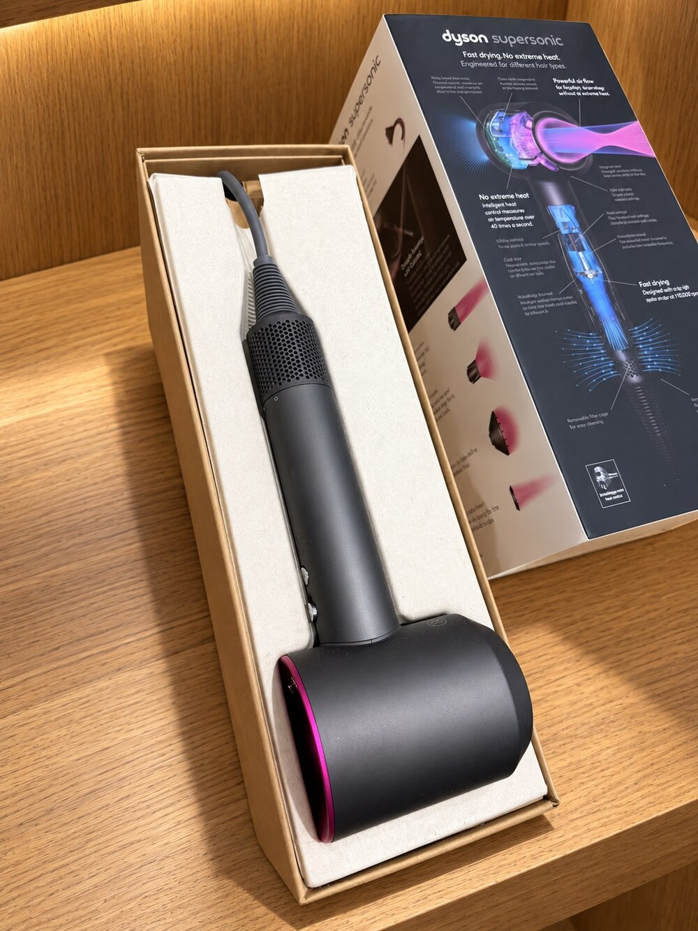 Dyson Supersonic Hair Dryer with Pink Ring, New - Picture 4 of 10